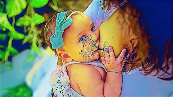 Color Bright effect example